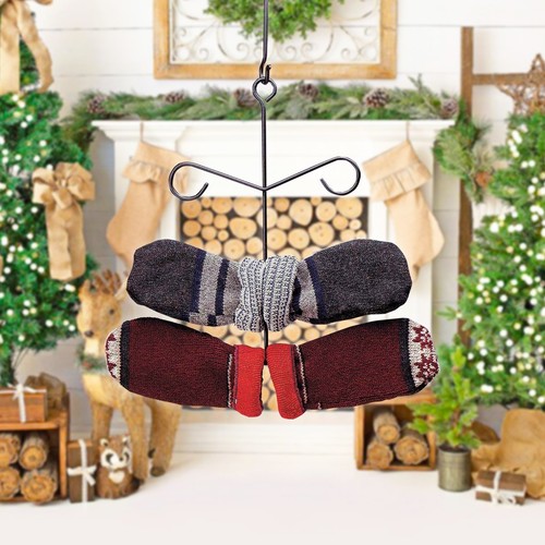 Black glove mitten dryer - glove,